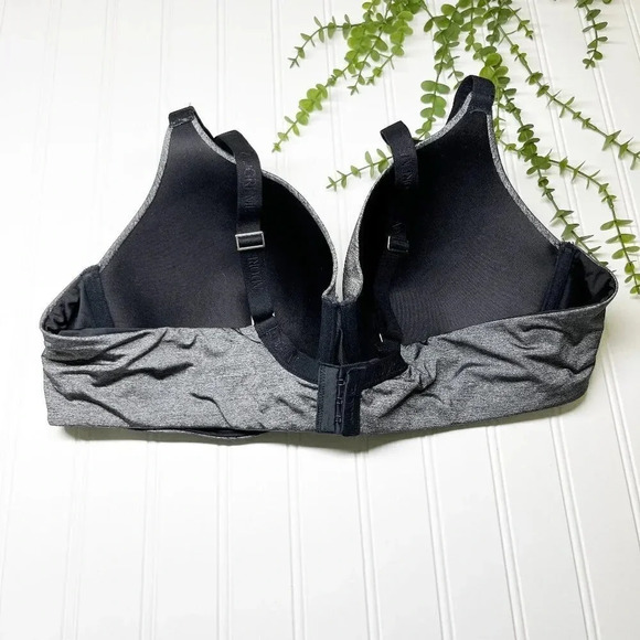 Adore Me Black & Gray Underwire Bra Women's Plus Size 42C - Picture 4 of 6